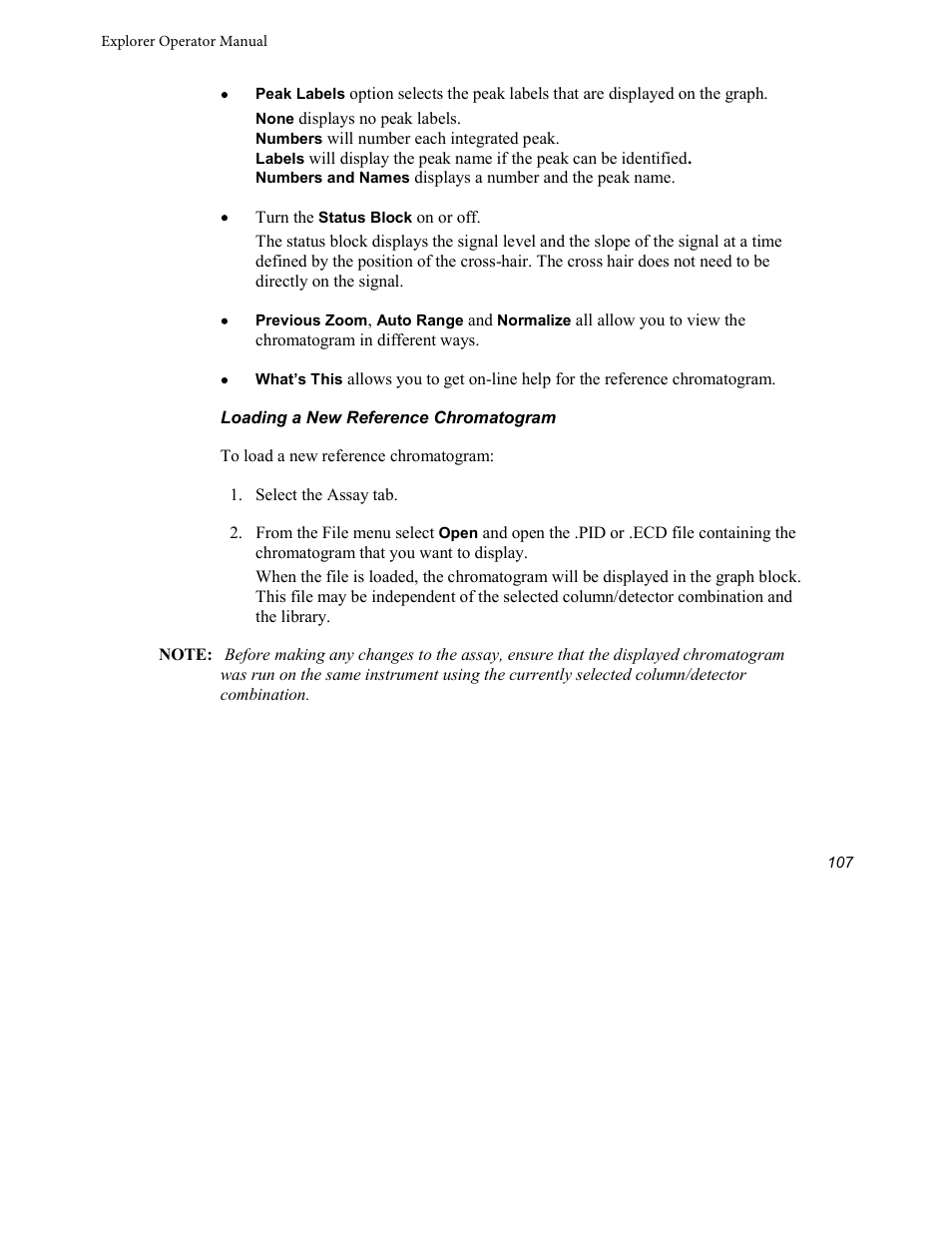 INFICON Explorer Portable Gas Chromatograph User Manual | Page 109 / 369