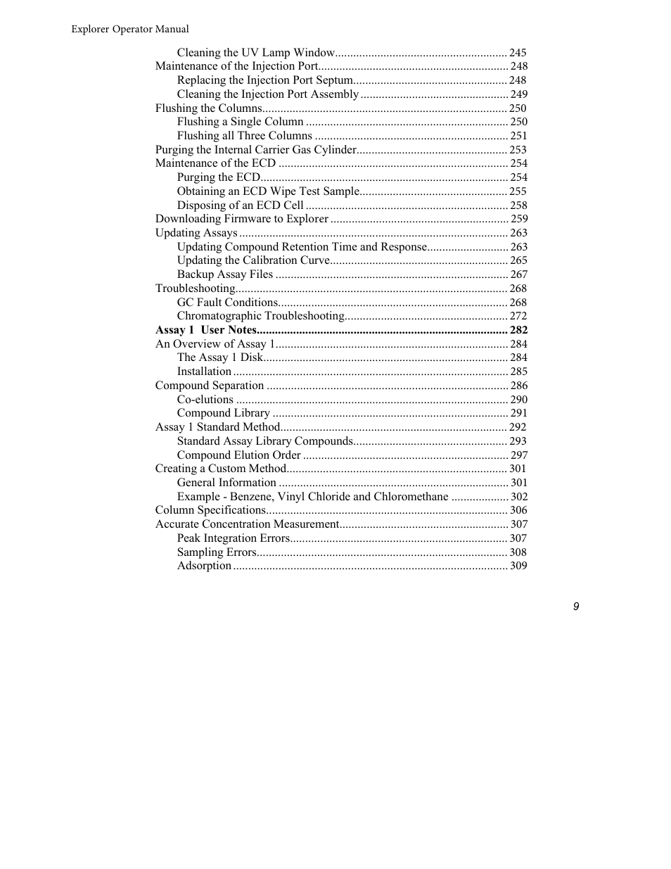 INFICON Explorer Portable Gas Chromatograph User Manual | Page 11 / 369