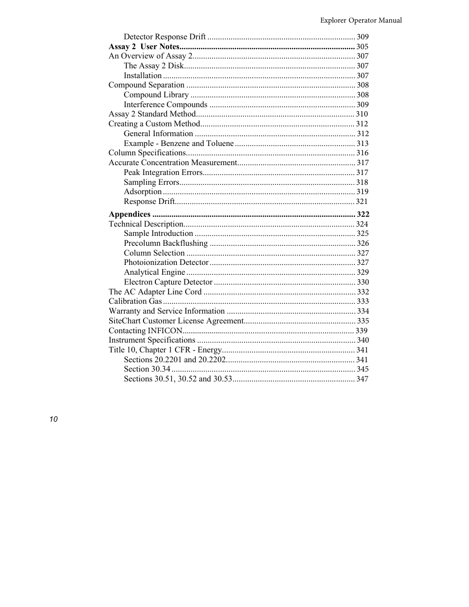 INFICON Explorer Portable Gas Chromatograph User Manual | Page 12 / 369