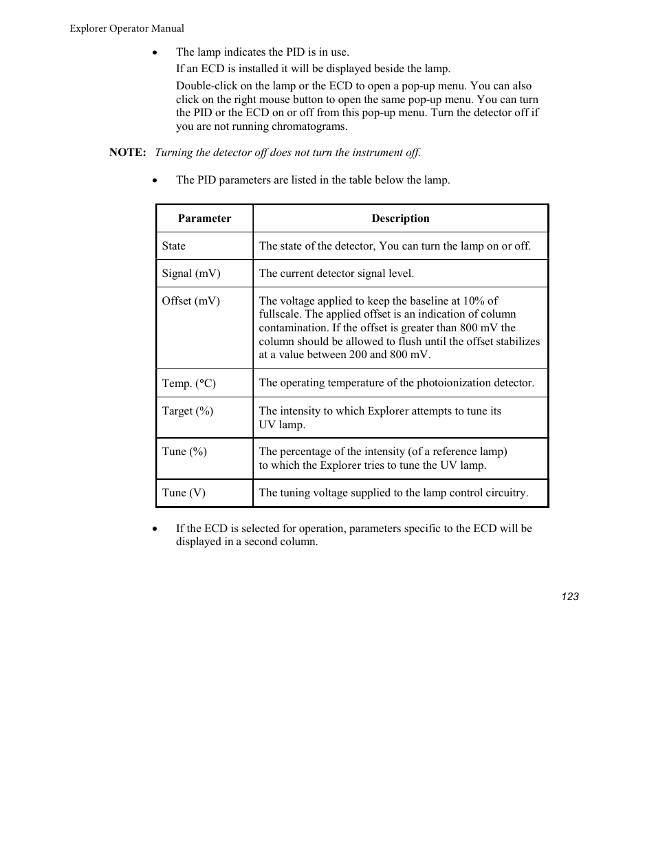 INFICON Explorer Portable Gas Chromatograph User Manual | Page 125 / 369