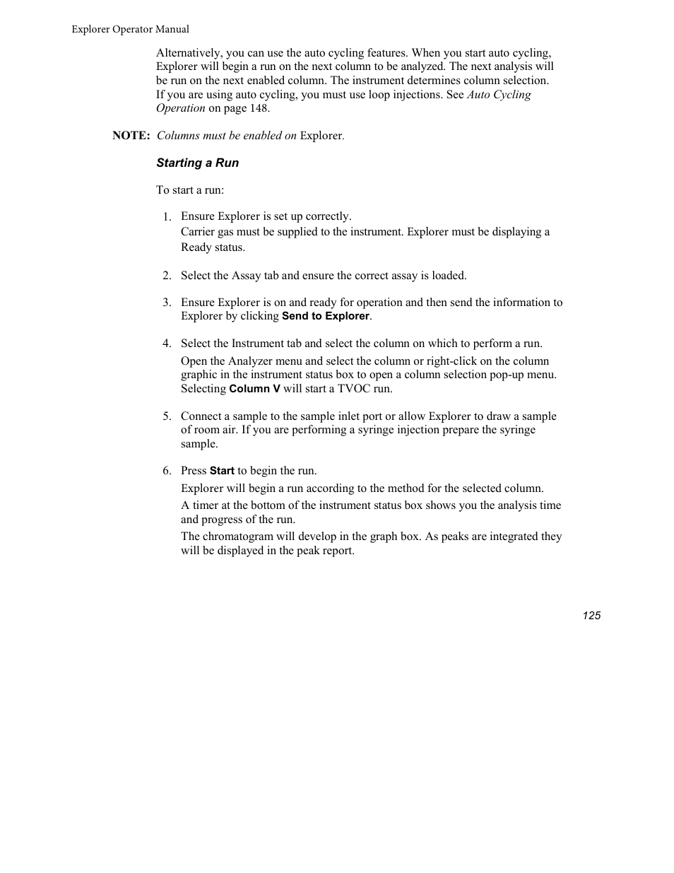 INFICON Explorer Portable Gas Chromatograph User Manual | Page 127 / 369