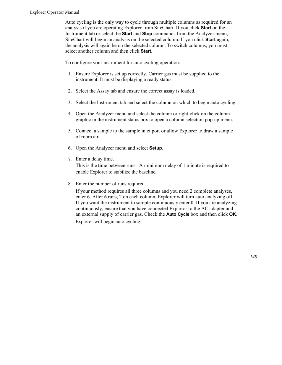 INFICON Explorer Portable Gas Chromatograph User Manual | Page 151 / 369