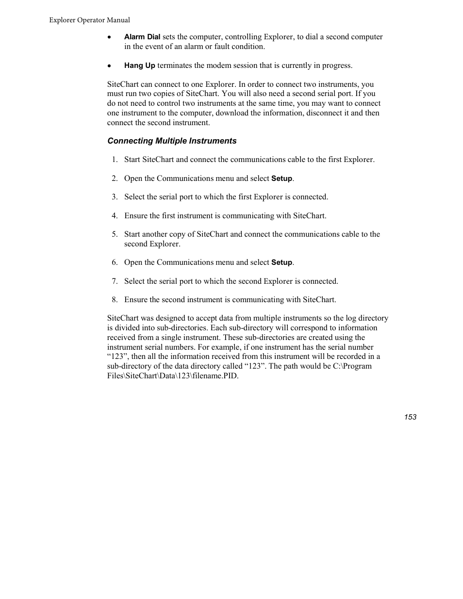 INFICON Explorer Portable Gas Chromatograph User Manual | Page 155 / 369