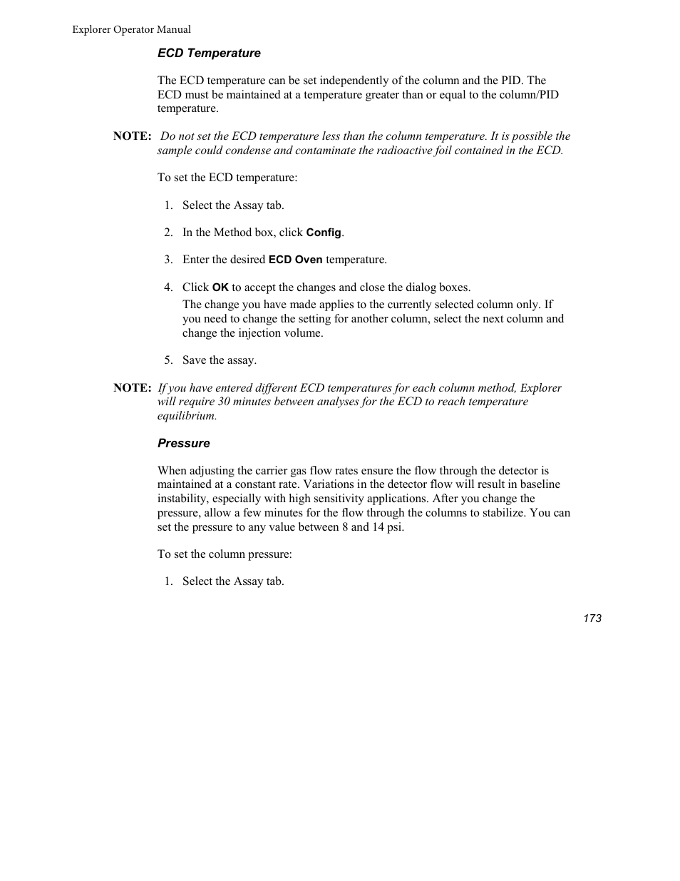 INFICON Explorer Portable Gas Chromatograph User Manual | Page 175 / 369