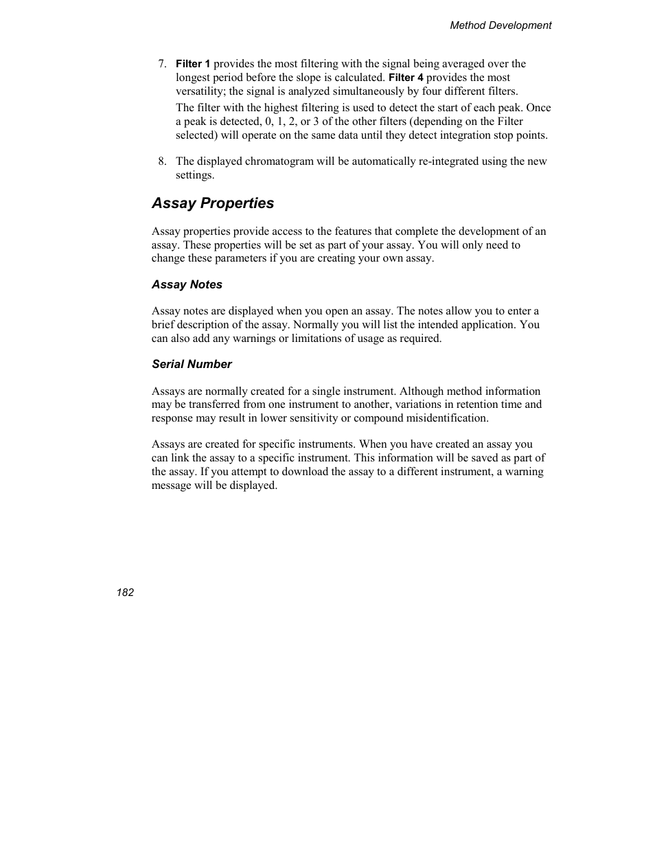 Assay properties | INFICON Explorer Portable Gas Chromatograph User Manual | Page 184 / 369