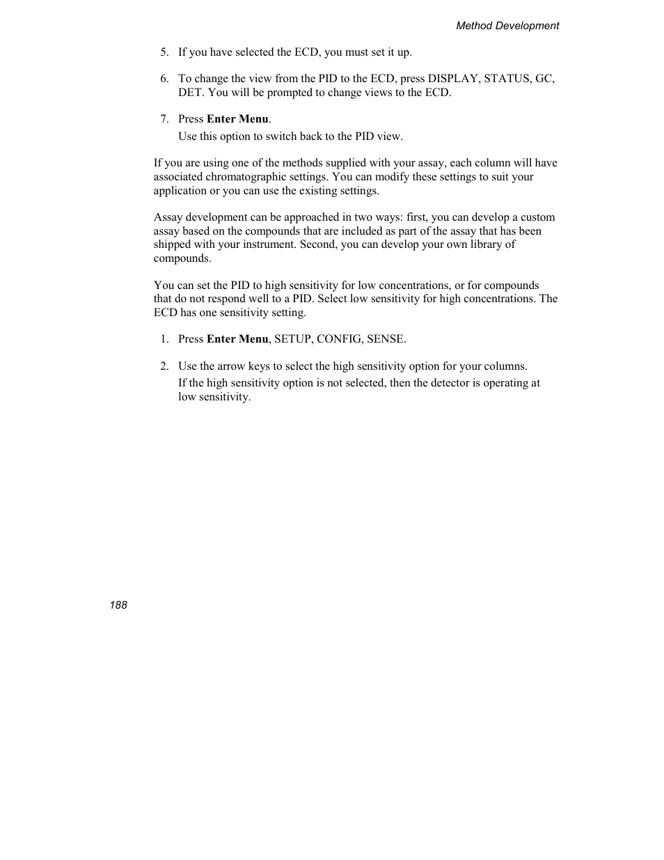 INFICON Explorer Portable Gas Chromatograph User Manual | Page 190 / 369