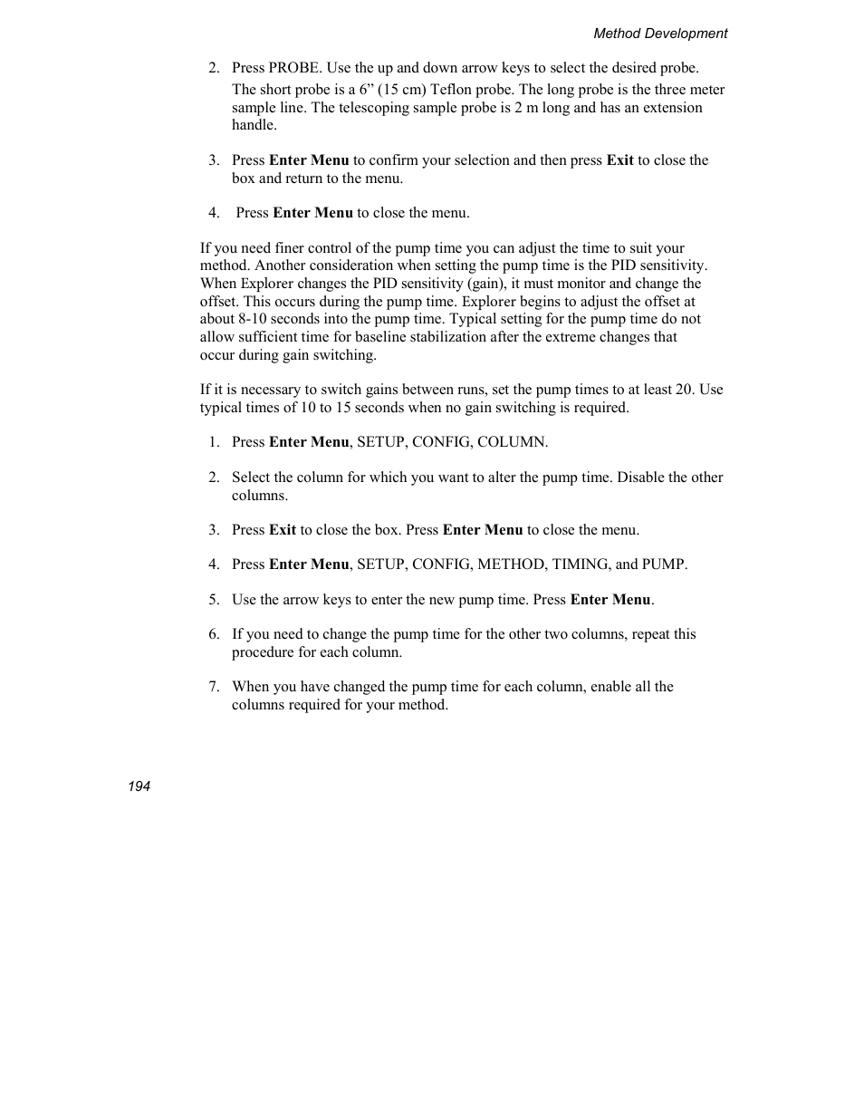 INFICON Explorer Portable Gas Chromatograph User Manual | Page 196 / 369