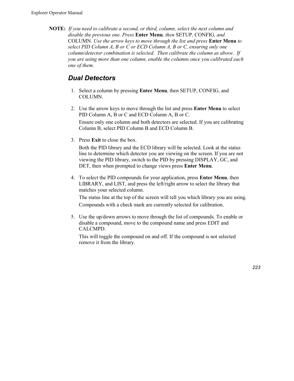 Dual detectors | INFICON Explorer Portable Gas Chromatograph User Manual | Page 225 / 369