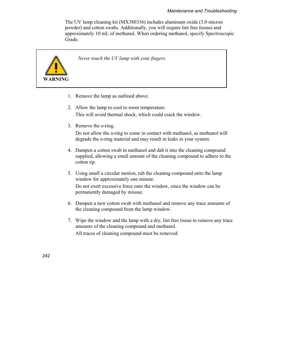 INFICON Explorer Portable Gas Chromatograph User Manual | Page 244 / 369