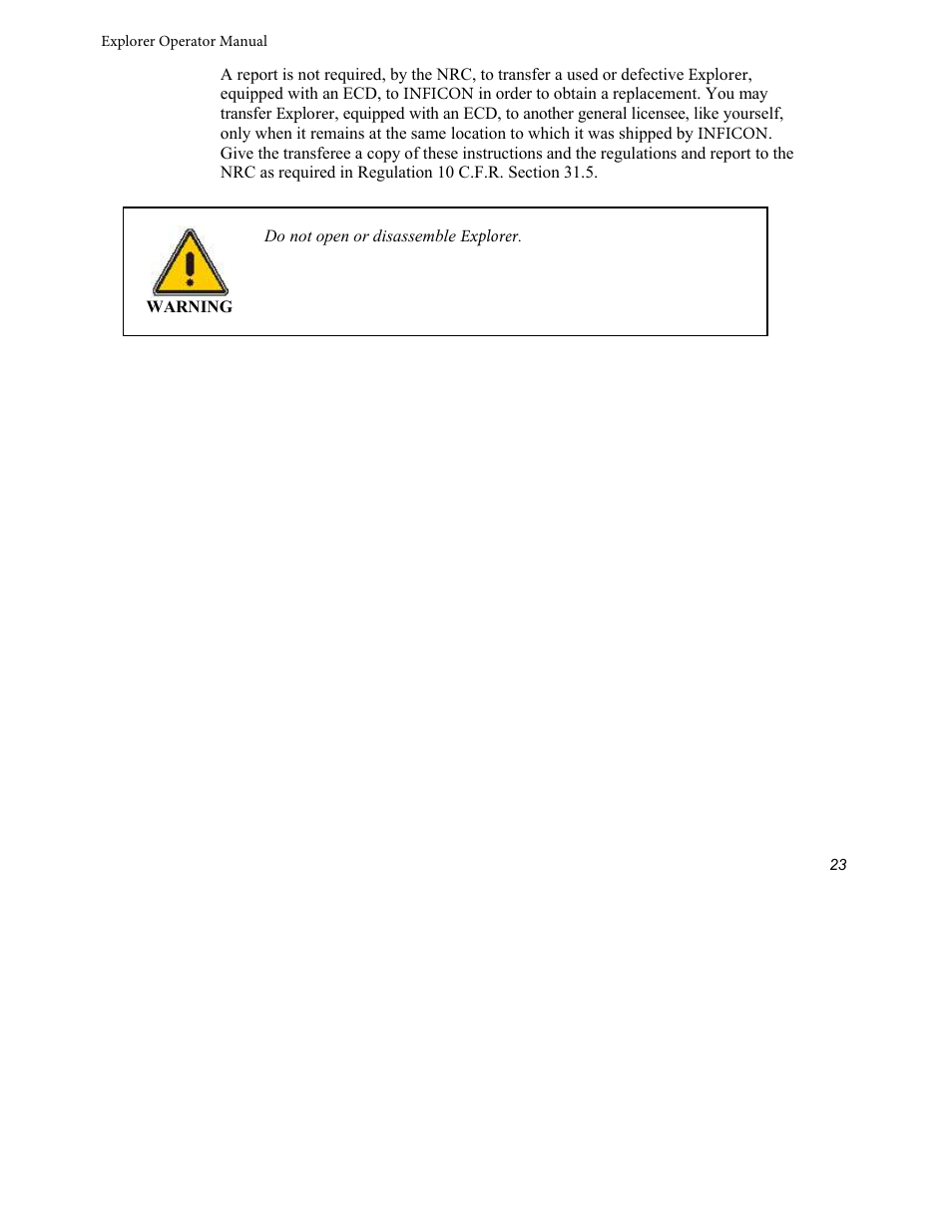 INFICON Explorer Portable Gas Chromatograph User Manual | Page 25 / 369