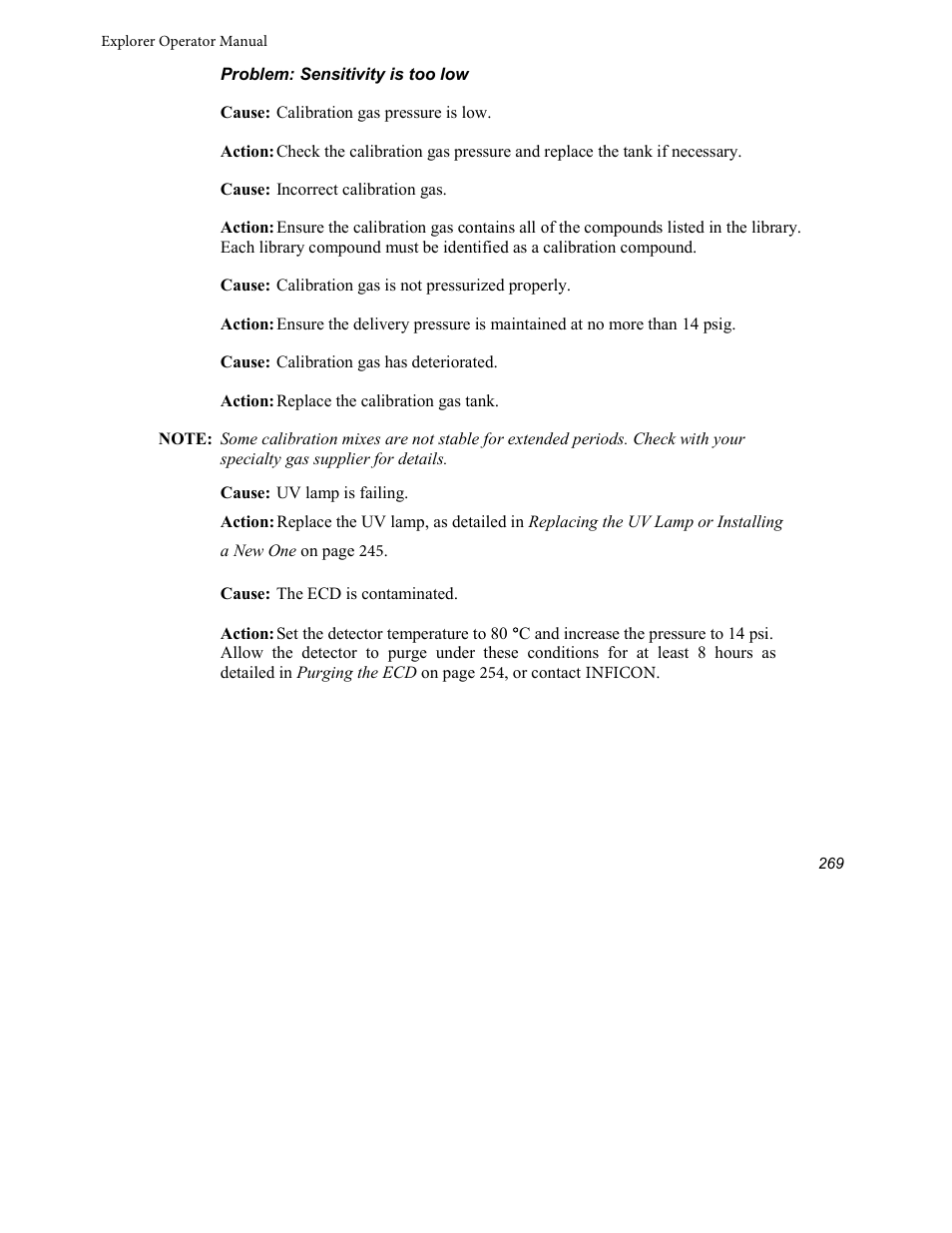 INFICON Explorer Portable Gas Chromatograph User Manual | Page 271 / 369