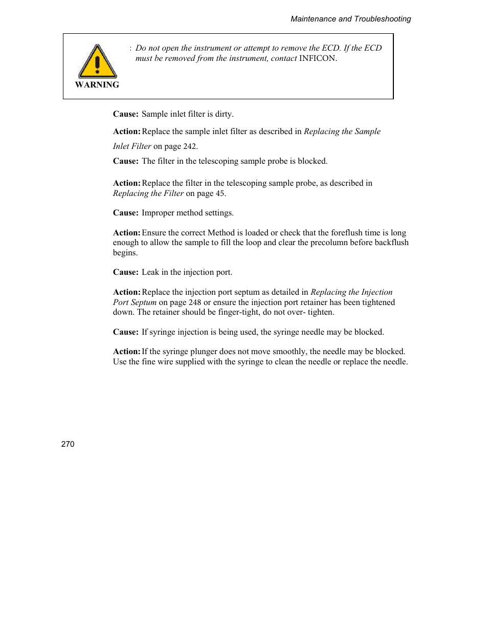 INFICON Explorer Portable Gas Chromatograph User Manual | Page 272 / 369