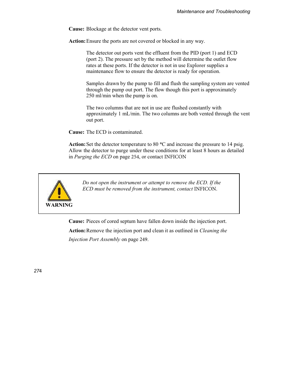 INFICON Explorer Portable Gas Chromatograph User Manual | Page 276 / 369