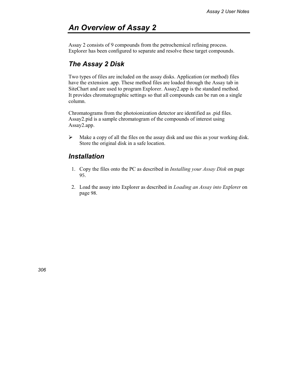 An overview of assay 2 | INFICON Explorer Portable Gas Chromatograph User Manual | Page 308 / 369