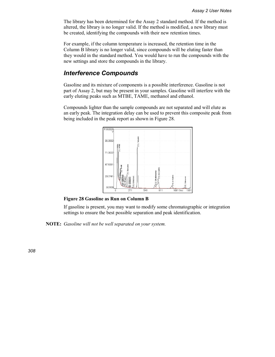 Interference compounds | INFICON Explorer Portable Gas Chromatograph User Manual | Page 310 / 369