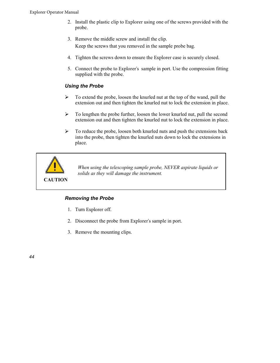 INFICON Explorer Portable Gas Chromatograph User Manual | Page 46 / 369