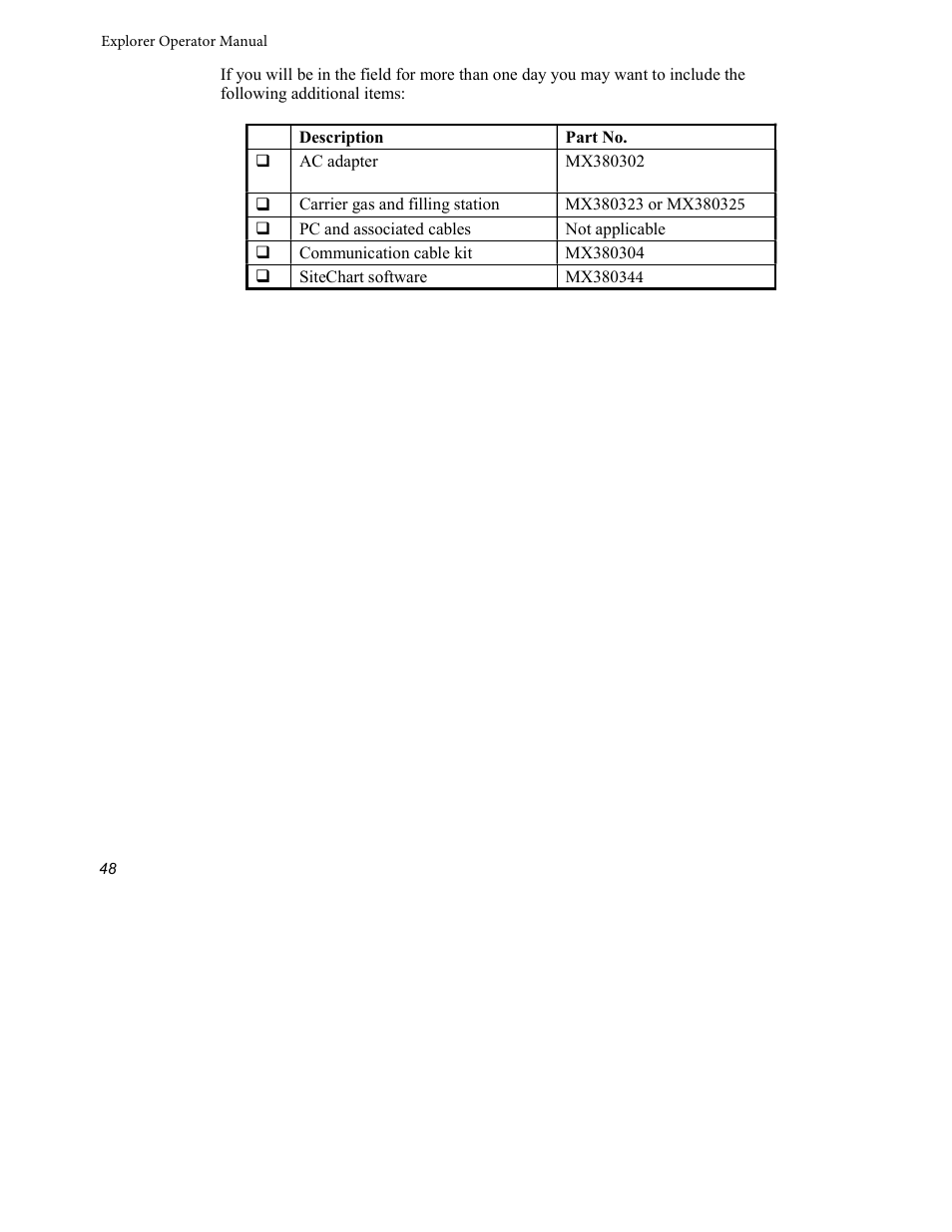 INFICON Explorer Portable Gas Chromatograph User Manual | Page 50 / 369