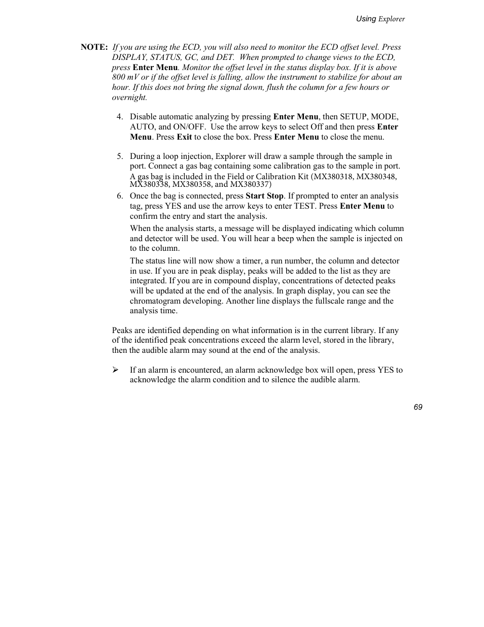 INFICON Explorer Portable Gas Chromatograph User Manual | Page 71 / 369