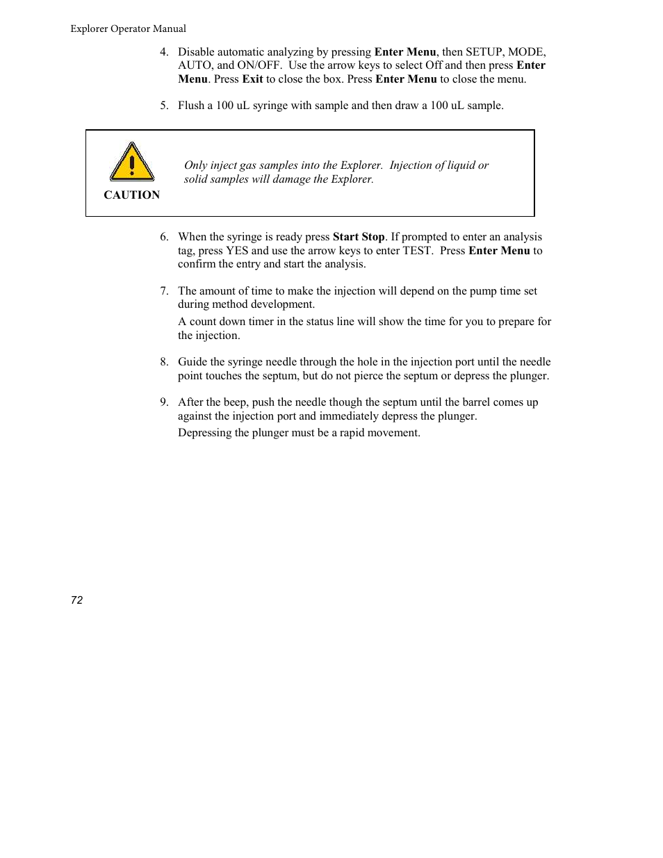 INFICON Explorer Portable Gas Chromatograph User Manual | Page 74 / 369