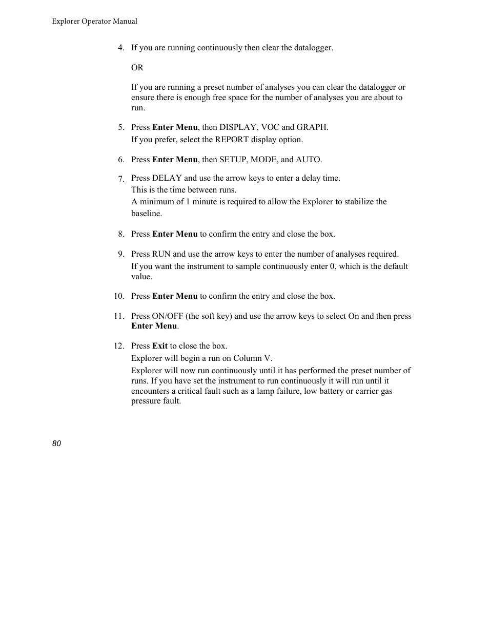 INFICON Explorer Portable Gas Chromatograph User Manual | Page 82 / 369