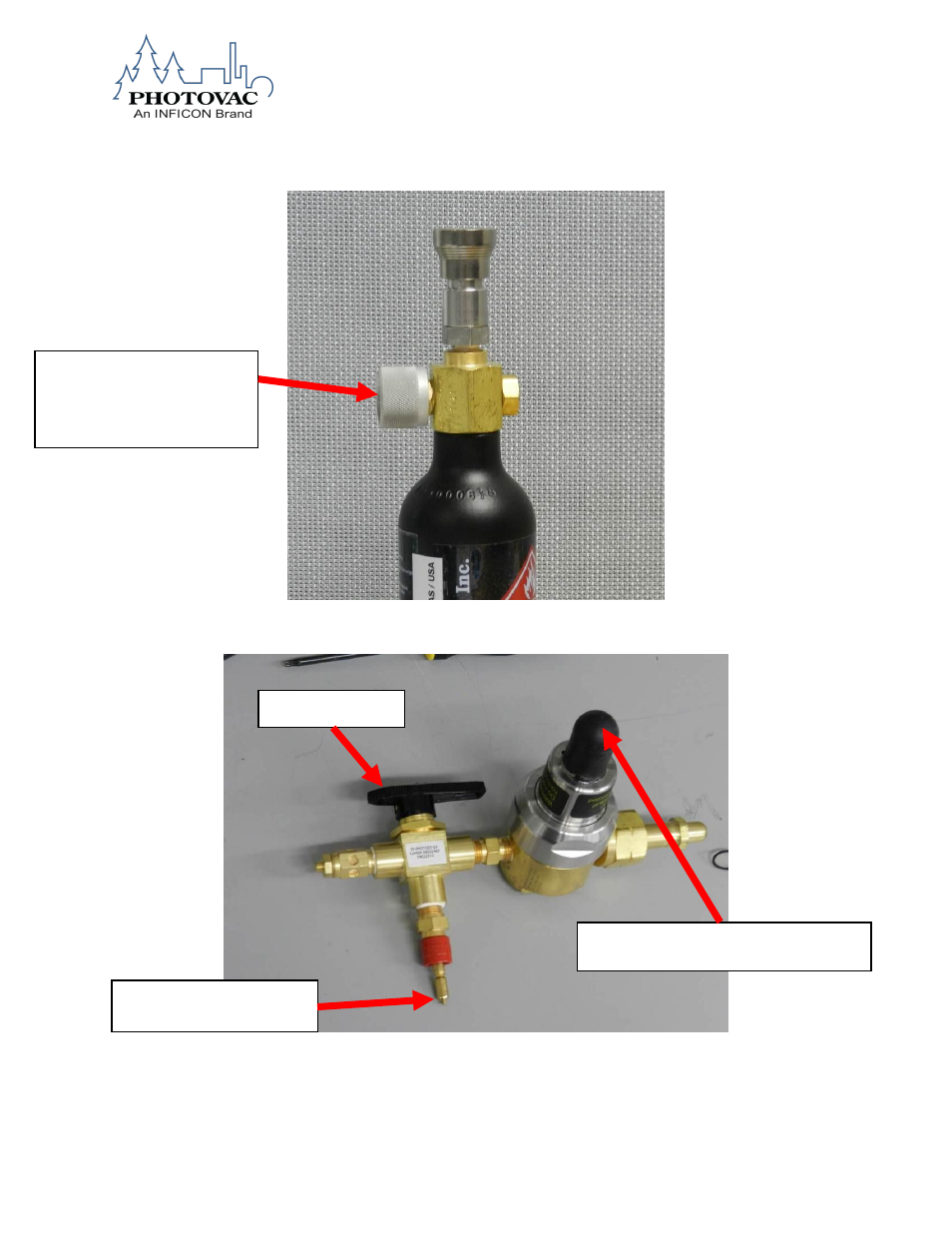 Hydrogen cylinder on/off valve | INFICON MicroFID II Portable Flame Ionization Detector User Manual | Page 28 / 89