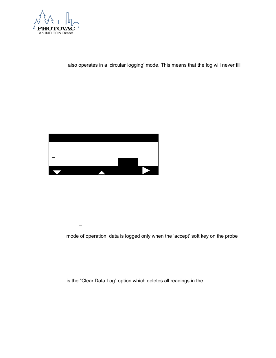 Interval mode - data logging | INFICON MicroFID II Portable Flame Ionization Detector User Manual | Page 49 / 89