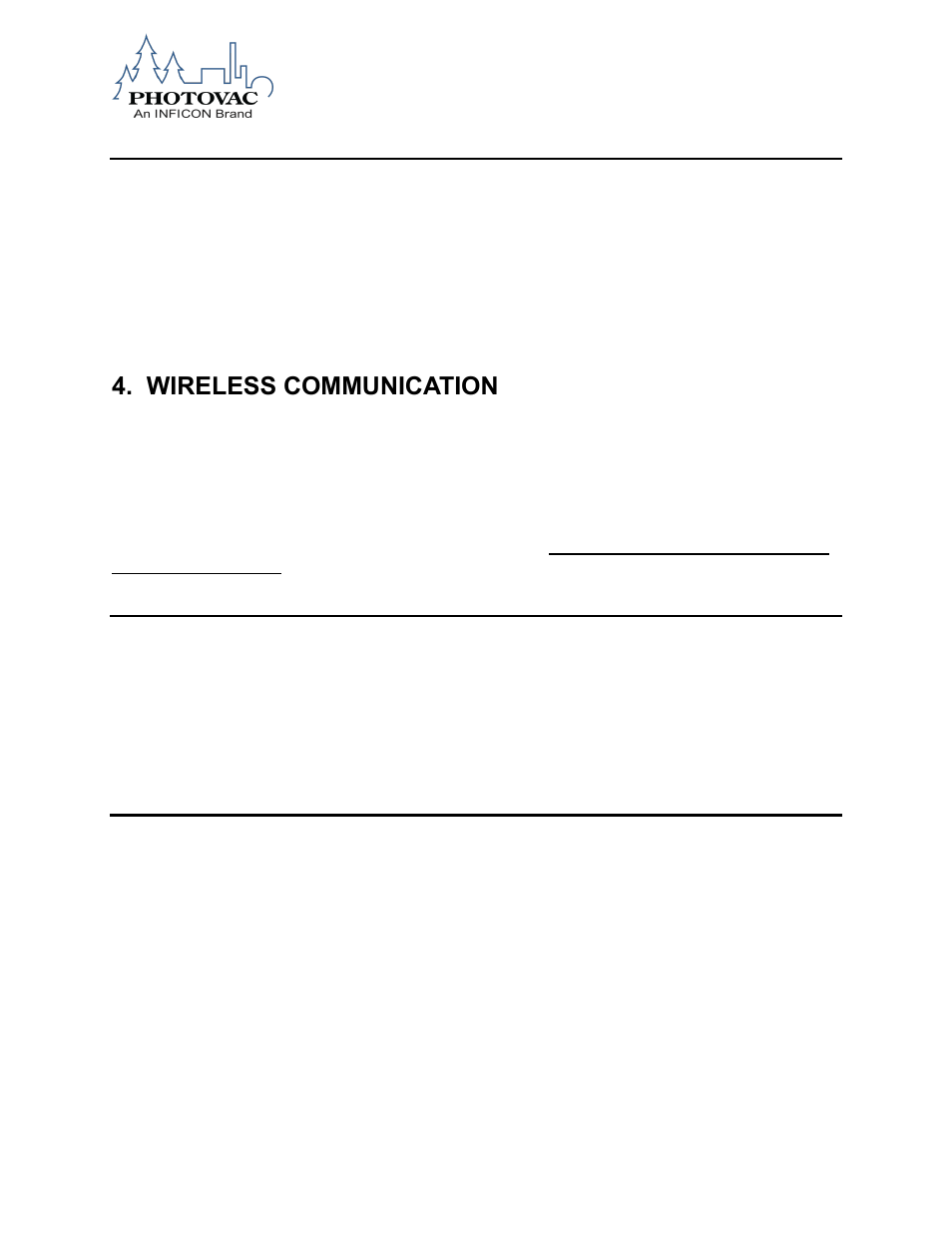 Tare selection, Wireless communication, Wireless communication range | Pairing | INFICON MicroFID II Portable Flame Ionization Detector User Manual | Page 71 / 89