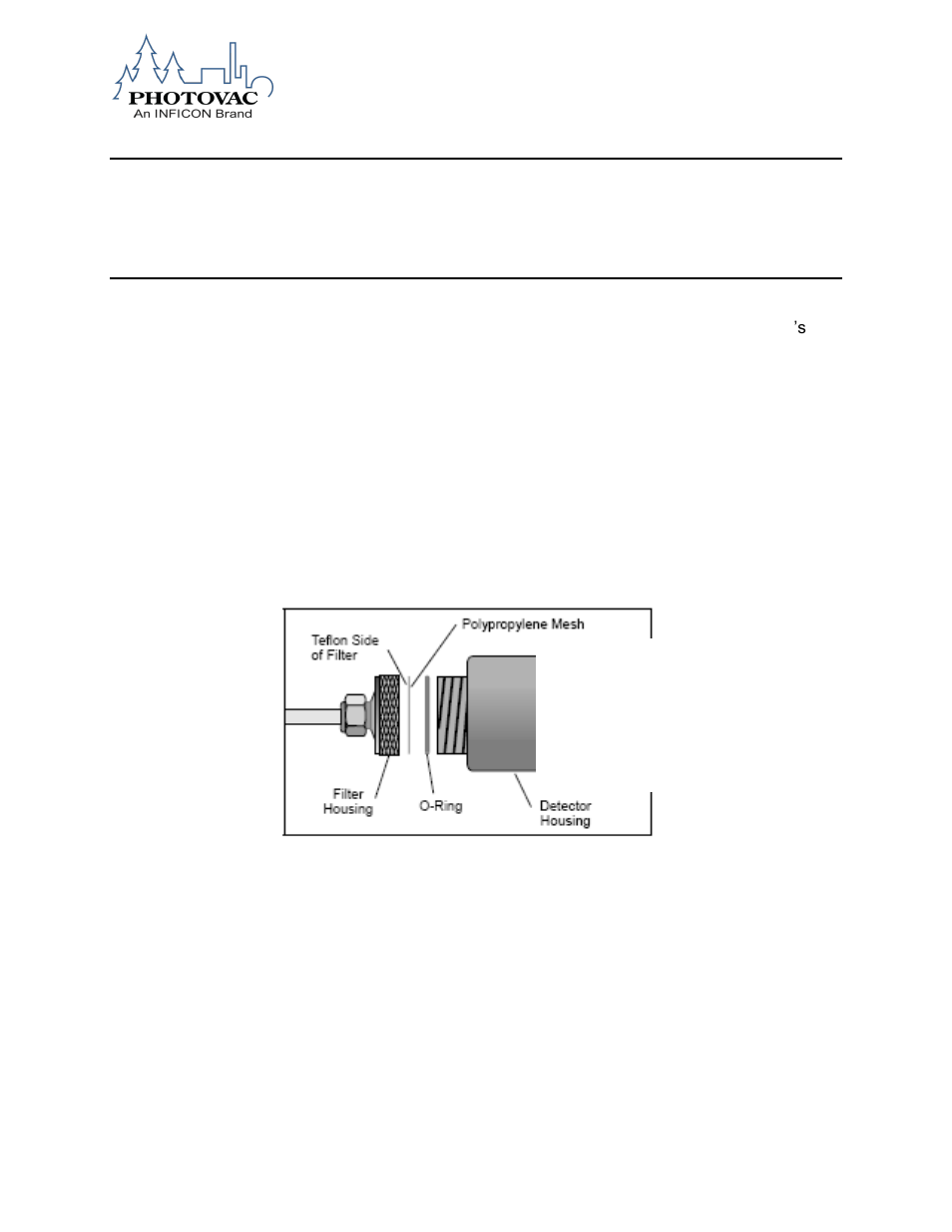 Maintenance of the flame ionization detector, Replacing inlet filter | INFICON MicroFID II Portable Flame Ionization Detector User Manual | Page 75 / 89