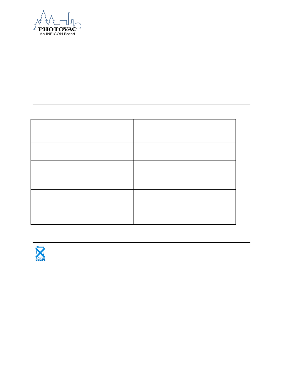 Maintenance schedule table, Waste electrical and electronic equipment (weee) | INFICON MicroFID II Portable Flame Ionization Detector User Manual | Page 77 / 89