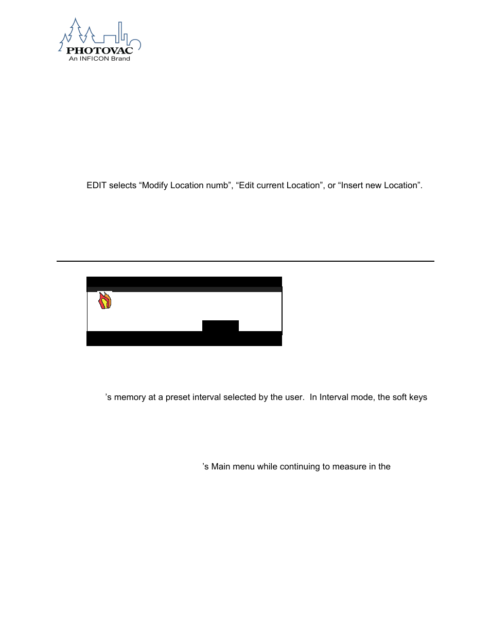 Interval mode | INFICON DataFID Portable Flame Ionization Detector for Leak Detection and Repair (LDAR) User Manual | Page 46 / 91