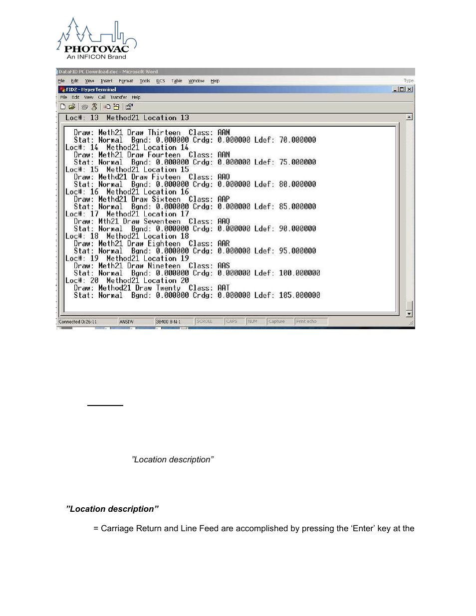 INFICON DataFID Portable Flame Ionization Detector for Leak Detection and Repair (LDAR) User Manual | Page 53 / 91