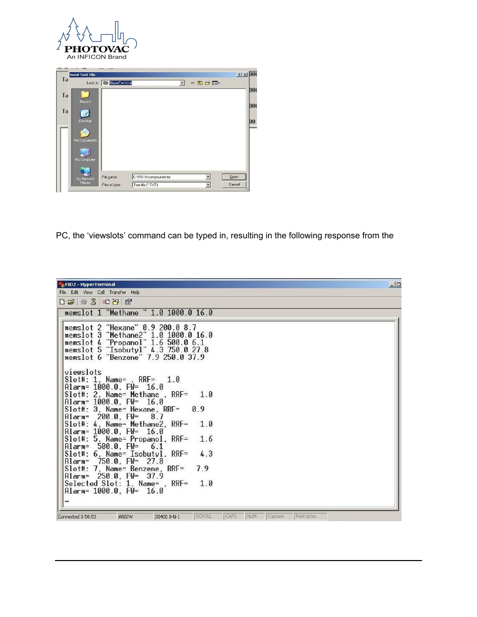 INFICON DataFID Portable Flame Ionization Detector for Leak Detection and Repair (LDAR) User Manual | Page 57 / 91