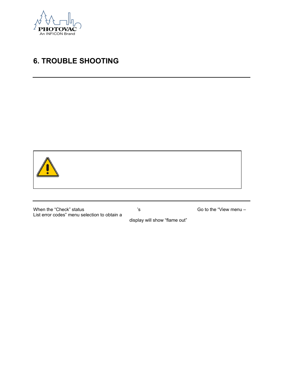 Trouble shooting, General information, Datafid fault messages | INFICON DataFID Portable Flame Ionization Detector for Leak Detection and Repair (LDAR) User Manual | Page 83 / 91
