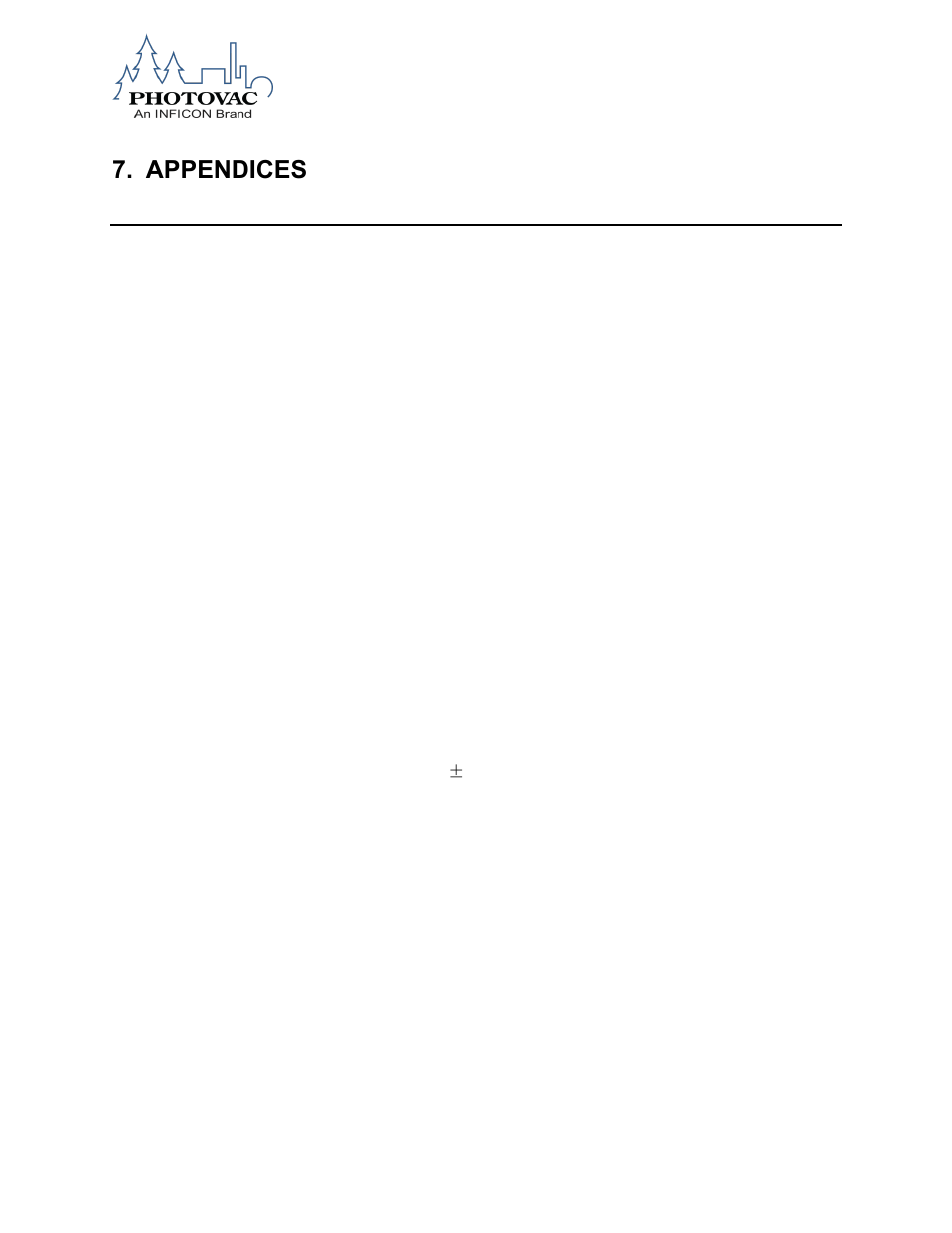 Appendices, Datafid specifications | INFICON DataFID Portable Flame Ionization Detector for Leak Detection and Repair (LDAR) User Manual | Page 89 / 91