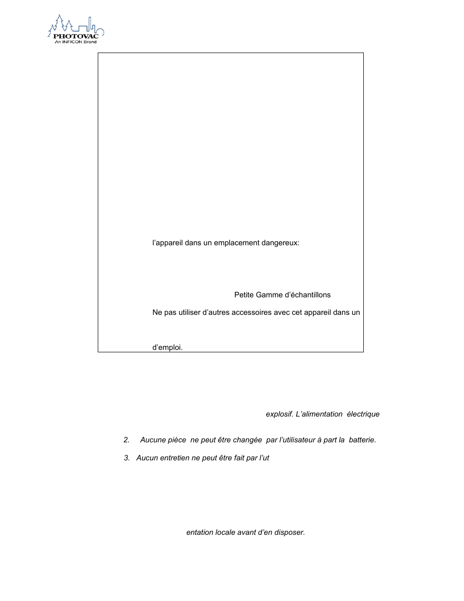 INFICON 2020ppbPRO Portable Photoionization Detector User Manual | Page 28 / 109