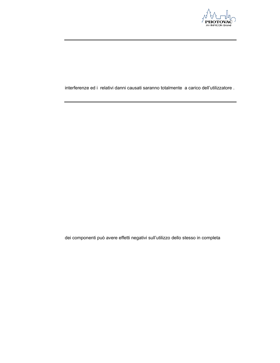 Fcc avvertenze | INFICON 2020ppbPRO Portable Photoionization Detector User Manual | Page 33 / 109
