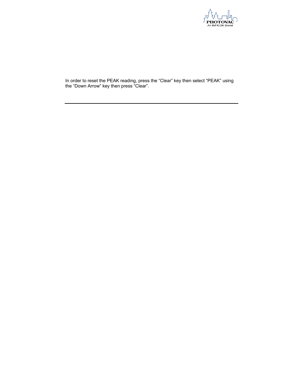 Peak mode, Datalogger interval operation | INFICON 2020ppbPRO Portable Photoionization Detector User Manual | Page 55 / 109