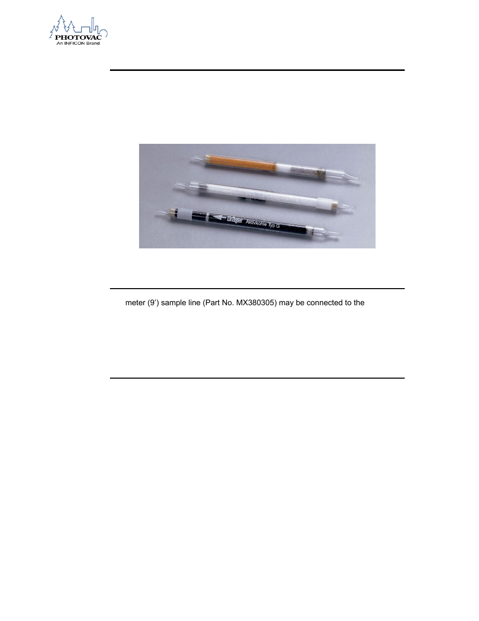 Pre-filters and sample collection tubes, Sample line, Wrist strap | INFICON 2020ppbPRO Portable Photoionization Detector User Manual | Page 76 / 109