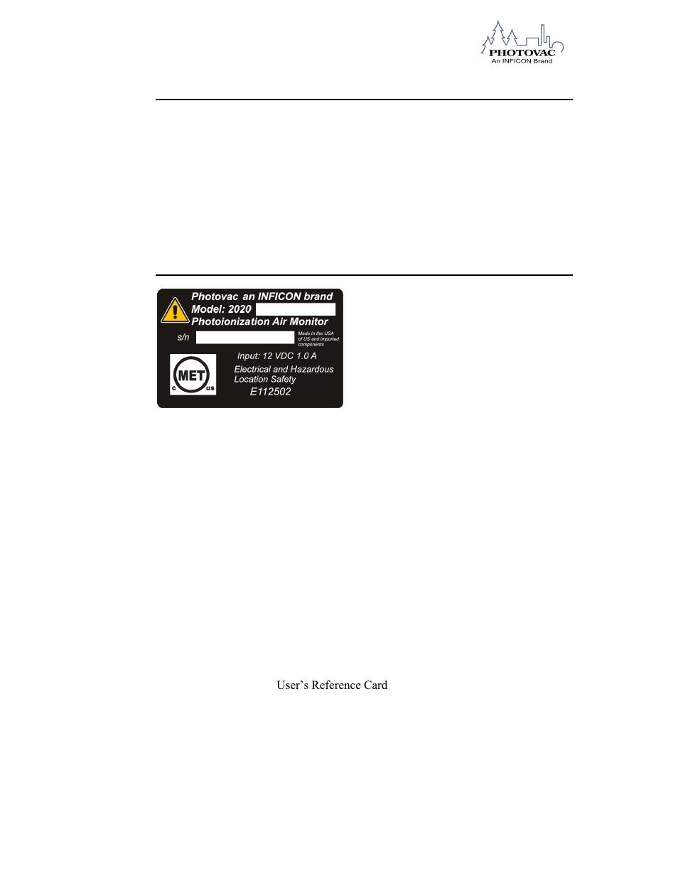 Fcc warning, The 2020combopro intrinsic safety (i/s) notice | INFICON 2020ComboPRO Portable Photoionization Detector User Manual | Page 10 / 118