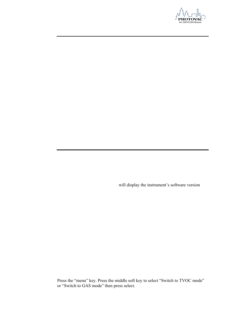 Keys fixed keys, Soft keys, Beginning operation turning on the 2020combopro | Default display | INFICON 2020ComboPRO Portable Photoionization Detector User Manual | Page 52 / 118