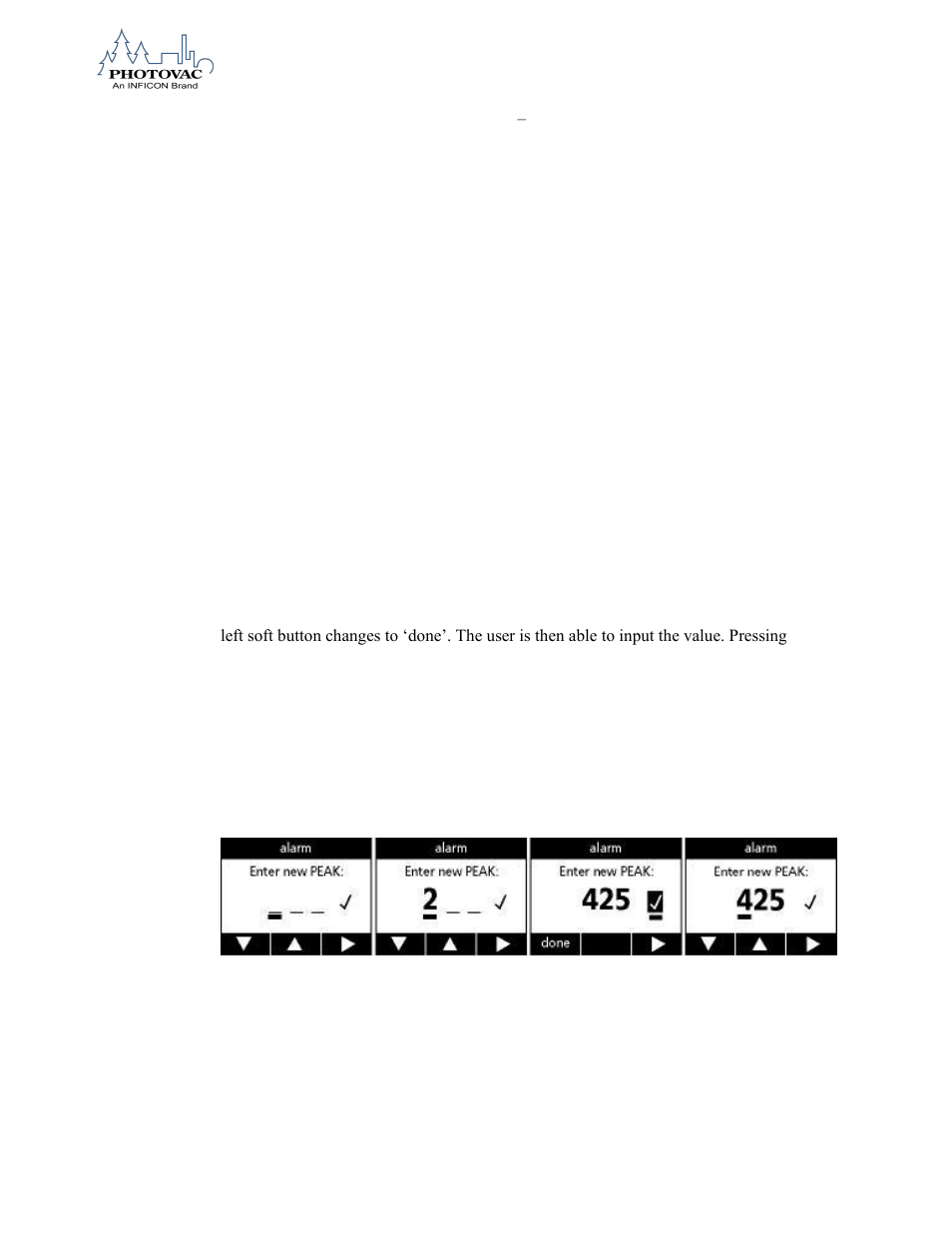 Numeric value, duration, time and date entry | INFICON 2020ComboPRO Portable Photoionization Detector User Manual | Page 55 / 118
