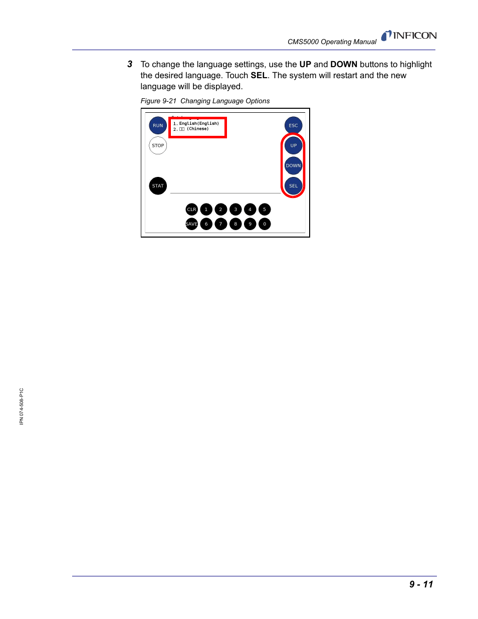 INFICON CMS5000 Monitoring System User Manual | Page 101 / 262