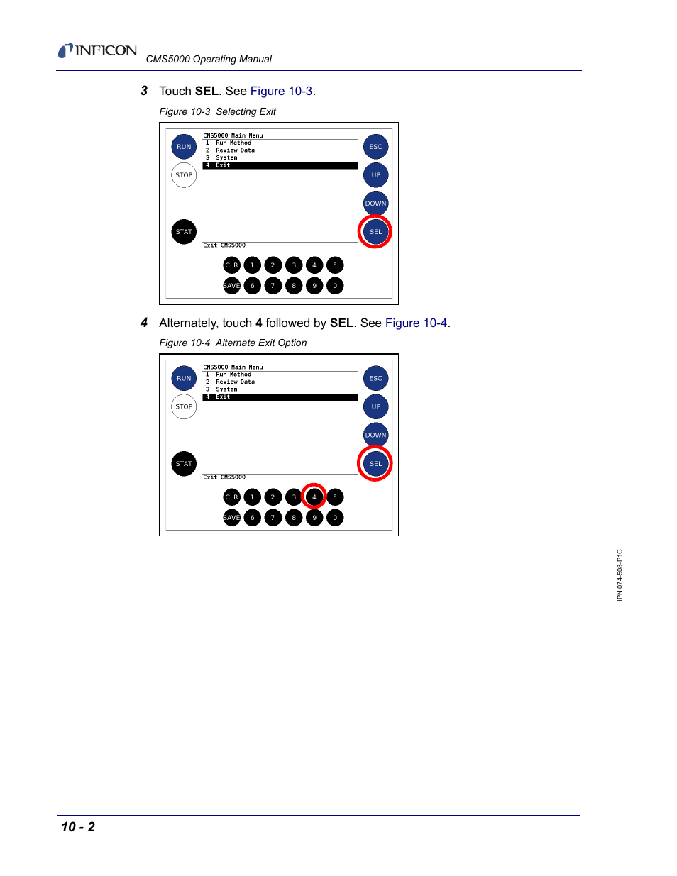 INFICON CMS5000 Monitoring System User Manual | Page 104 / 262