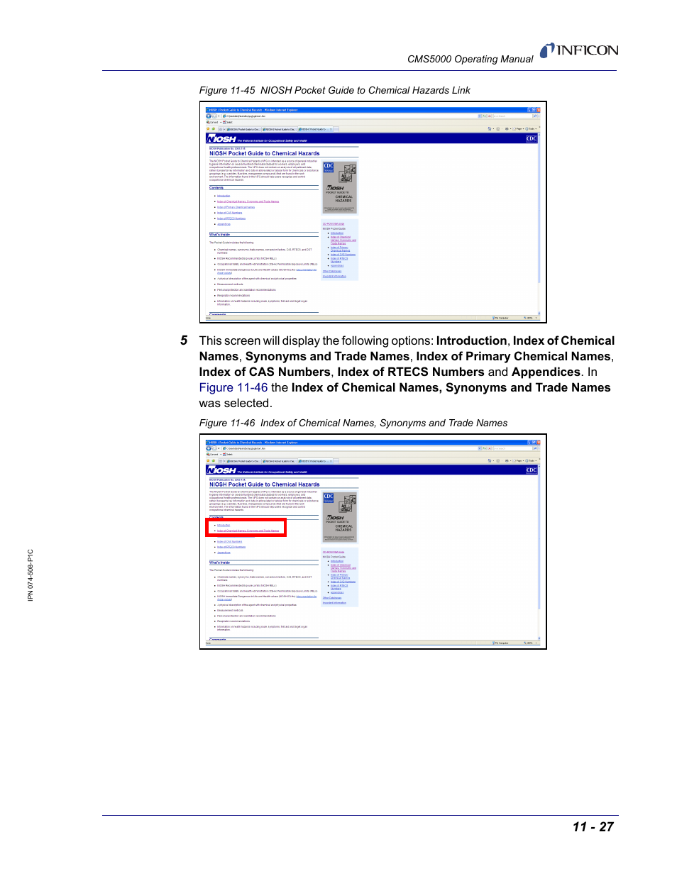 Figure 11-45 | INFICON CMS5000 Monitoring System User Manual | Page 133 / 262