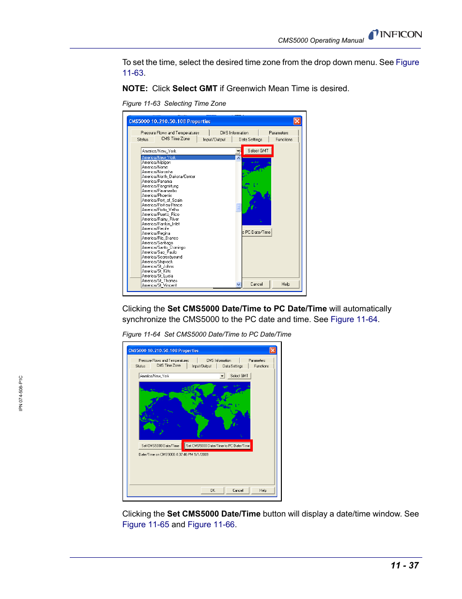 INFICON CMS5000 Monitoring System User Manual | Page 143 / 262