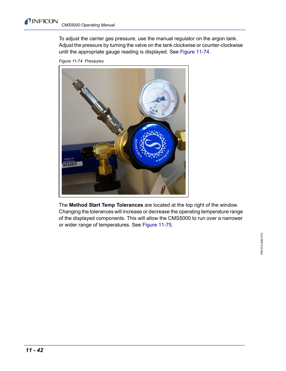 INFICON CMS5000 Monitoring System User Manual | Page 148 / 262