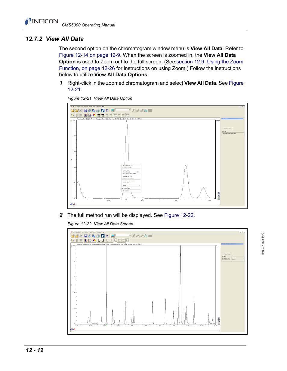 2 view all data | INFICON CMS5000 Monitoring System User Manual | Page 174 / 262