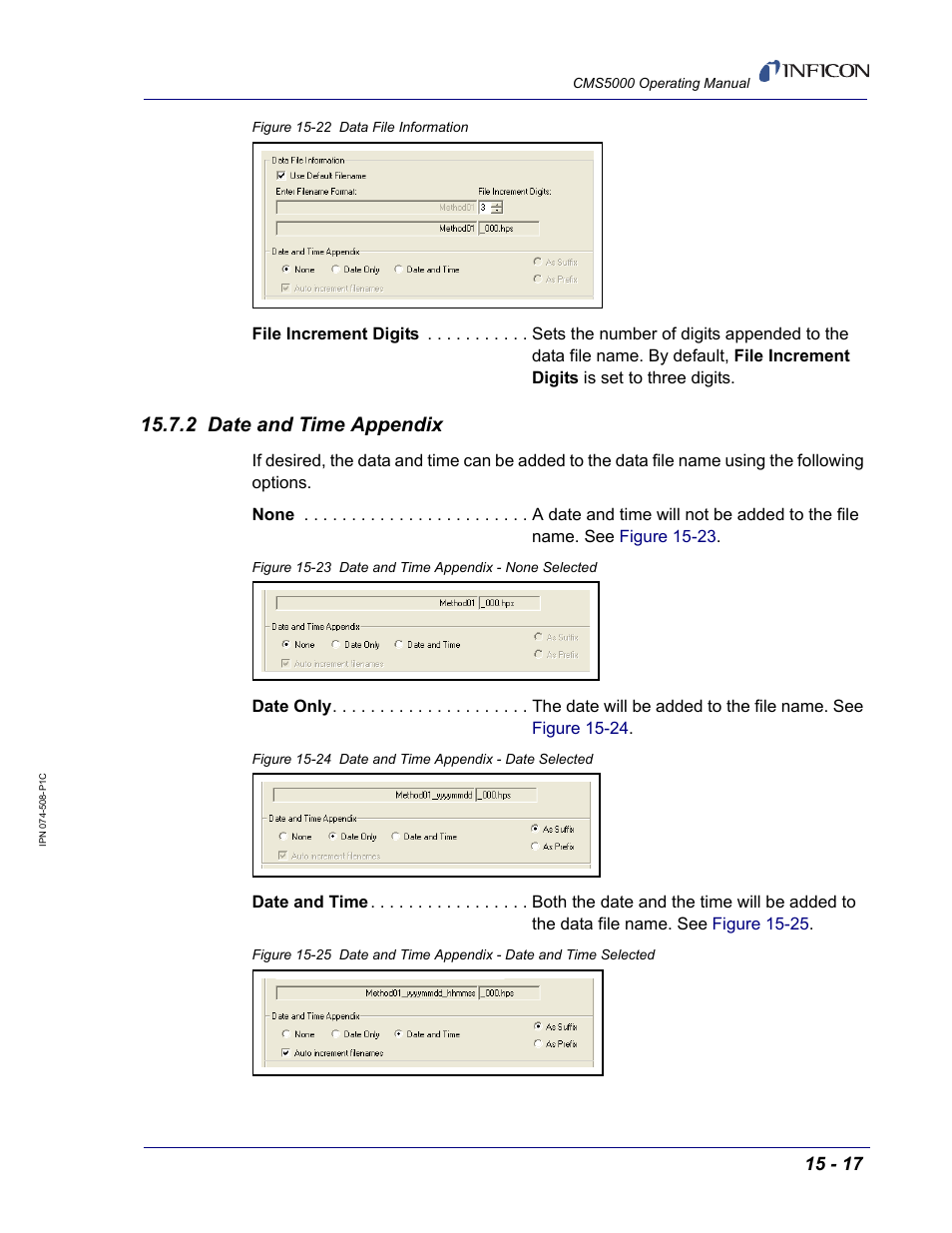 2 date and time appendix | INFICON CMS5000 Monitoring System User Manual | Page 223 / 262