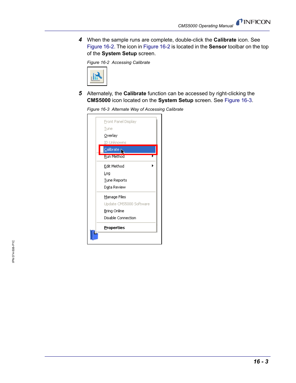 INFICON CMS5000 Monitoring System User Manual | Page 233 / 262