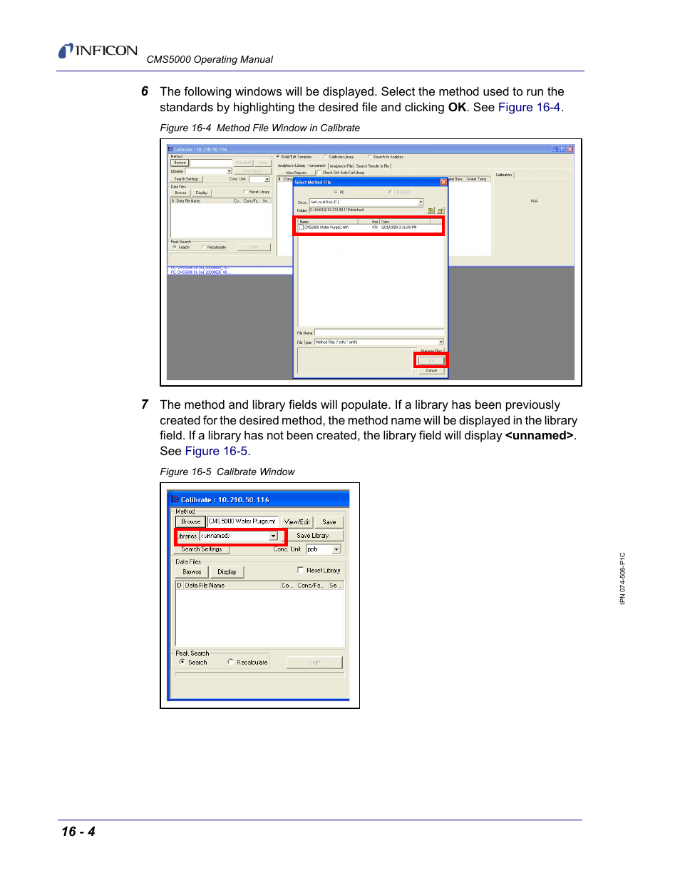 INFICON CMS5000 Monitoring System User Manual | Page 234 / 262